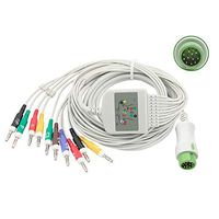 Fitness and Activity Monitor Cable for Mindray Ipm, iMEC Cable, uMEC Cable, Human Composition Data Cable, Tester Lead Accessories (12 Lead 12 pinnns for BeneView PM9000 8000 MEC1000)