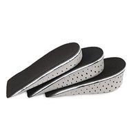 Flyusa Breathable Memory Foam Height Increase Elevator Invisible Shoes Insole Lift Kit Shoe Pads Heels Inserts for Men Women for Everyday Use-Height 1.70 inch