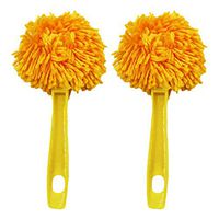 Yohii 2Pcs Microfiber Duster for Cleaning, Orange