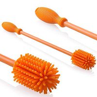 Silicone Bottle Brush | One Brush | 12.5” Bottle Cleaner for Your Hydro Flask, Vacuum Sports Bottle, Vase and Glassware | Water Bottle Cleaning Brush for Washing Narrow Neck Containers