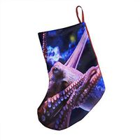 is It OK to Cage an Octopus Stylish Xmas Socks Hanging Decoration Candy Bag Party Holiday Christmas Santa Claus Home Decor Gift