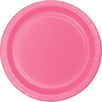 Club Pack of 192 Candy Pink Disposable Paper Party Dinner Plates 9"