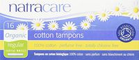 NATRACARE Organic Regular Tampons with Applicator ,16 Count (Pack of 3)