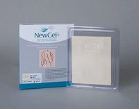 NewGel+ Silicone Gel Sheeting for Scar Management - 5" x 6" Sheet Beige (1 per box)
