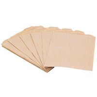 Commerical Business Restroom Bathroom Janitorial Personal Dispensers Leak Proof 7.5" x 10.5" Wax Coating Kraft Paper Sanitary Napkin Receptacle Disposable Bags Feminine Hygiene Liner- 50/Pack