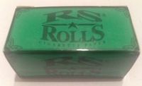 12 x Boxes RS Rolls Cigarette Rolling Papers 1 1/4 10' Long (RS Rolls Green) …