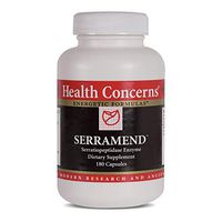 Health Concerns - Serramend - Serratiopeptidase Chinese Dietary Supplement - Anti-Inflammation Support - 180 Count