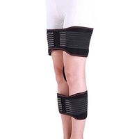 O Legs/X Legs/Knock Knees Bow Legs Corrector Band,Correction Belt Leg O X Leg Belt Fixer Black Average Code Recovery Beauty Straightening