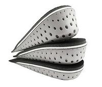 1Pair Breathable Foam Memory Unisex Height Increased Insoles Invisible Heightening Increasing Heel Lifting Inserts Shoe Pads Elevator Cushions (4.3cm Height)