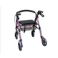 Walkers Lxn Multifunctional Old Man Walking Handrail/Auxiliary Medical Device with Seat Plate, Vegetable Basket Foldable Height Adjustable