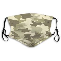 3 Pack Variety Fantastic Camouflage Patterns 5 Non-Medical Ma-sk with Replaceable Filter Elements