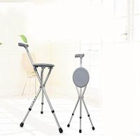 WW Three-Leg Crutches Aluminum Alloy Walker Medical Insurance Fishing Artifact Elderly Crutch Chair