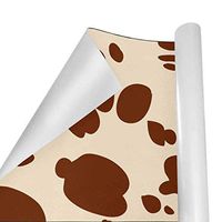 Gift Wrapping Paper Roll Cow Skin Spot for Birthday,Holiday,Wedding,Baby Shower Gift Wrap - 3Rolls - 58inch x 23inch Per Roll
