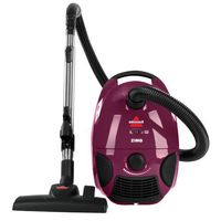 Bissell Zing Bagged Canister Vacuum, Maroon, 4122 - Corded,Maroon Bagged