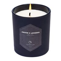 Chloefu LAN Juniper & Lavender Scented Candle Long Burning (50 hours) Soy Aromatherapy Candle for Decorative,Relaxing and Best Friend Gifts(Juniper)