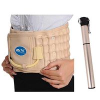 Back Pain Lower Lumbar Support-Inflatable Traction Device,Physio Decompression Back Belt for Lower Back Pain by ZSZBACE. (Cream)