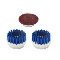 Electric Cleaning Scrubber Brush, Original Brush Head Accessories Replacement for Bathroom Tubs Sinks Baseboards Fiberglass Shower Enclosures Shower Door and More , 3 Packs
