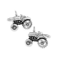 Novelty Mens Creative Cuff Links Silver Car Tractor Shaped Cufflinks Jewelry Jewerly Trendy Cuffs Styling Best Designs Style Designer Design Beauty Popular