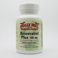 Holly Hill Health Foods, Resveratrol Plus 100 MG, 60 Vegetarian Capsules