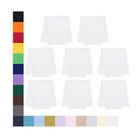 Eyeglass Cleaner Microfiber Cloth - Glasses Cleaner For All Gentle Surfaces, Touchscreens, Smartphones, Camera Lenses, LCD & HD Screens, White, 8 Pack- By OptiPlix