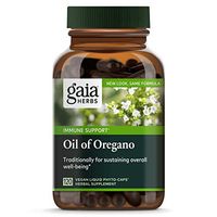 Gaia Herbs Oil of Oregano, Vegan Liquid Capsules, 120 Count - Immune and Intestinal Support for Healthy Digestive Flora