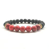 7 Chakra Lava Stone 8mm Reiki Turquoise Healing Rock Bead Howlite Diffuser Gemstone Garnet Essential Oil Bracelet