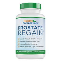Prostate Regain Beta Sitosterol, Saw Palmetto, Flower Pollen Natural Prostate Supplement for Improved Prostate Health and Urine Flow (2 Week Supply - 45 Vegetarian Capsules)