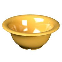 Yanco MS-5510YL Mile Stone Soup Bowl, 10 OZ Capacity, 2.25" Height, 5.5" Diameter, Melamine, Yellow Color, Pack of 48