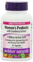 Webber Naturals Women’s Probiotic Capsules, 45 Count