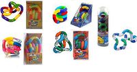 Set of 5 Tangle Jr Fidget Toys: Original Textured Fuzzy Relax by Tangle Creations