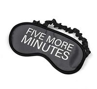 Five More Minutes of Sleep Funny Quote_SM036 Sleep mask, Sleeping Eye Masks, Traveling Accessories Women, Men, Kids, Soft Masks for Sleeping, Eye Cover for Travel, Funny Comfortable Blindfold