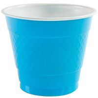 Party Dimensions 82381 18 Count Plastic Cup, 9-Ounce, Island Blue
