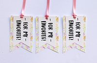 for My Favorite Gift Tag