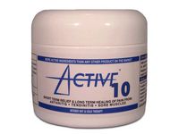 Pain Relief Cream 2oz Jar - Relieves: Inflammation, Muscle, Joint, Back, Knee, Foot, Plantar Fasciitis, Nerve Pain - Contains Natural Organic Ingredients - 100% Guarantee - Active 10