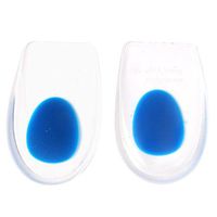 Gel Heel Lift Cushion Cups - 0.4 Inches Height Increase Insoles, Plantar Fasciitis Inserts for Men