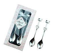 Yuokwer Pack of 12 Coffee Drinking Spoon Teaspoon Set Wedding Favors and Gifts Wedding Gifts for Guests Bridal Shower Souvenirs Party Supplies (Coffee Spoon)