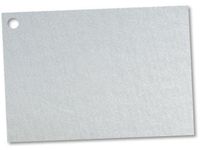 Solid Metallic Silver Theme GiftCards 3-3/4x2-3/4" (30 unit, 6 pack per unit.)