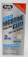 Nicotine Gum 2 MG Refill***Rug Size: 20