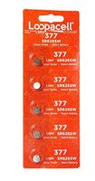 LOOPACELL 377/376 / SR626W / SR626SW / Silver Oxide Watch Batteries (Pack of 5)