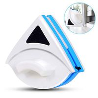 Double-Sided Magnetic Window Cleaner, Blue Glass Wiper for Double Glazed Windows with Thickness of 0.5"-1", Useful Cleaning Tools/Brush for Safety