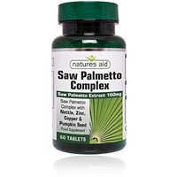 Natures Aid Saw Palmetto Complex with Nettle, Zinc & Amino Acids 60 Tabs