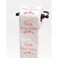 JustPaperRoses Happy Birthday Toilet Paper - top 25 Female Names Personalized (Sandra)