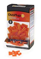 Liberty DuraPlug Uncorded Disposable Foam Earplug with 32 dB NRR, Orange (Case of 200 Pairs)
