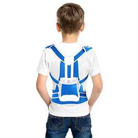 Filfeel Posture Corrector, Blue Adjustable Back Support Belts Back Posture Correction Brace Shoulder Waist Support Band Belt for Kids Students(S)