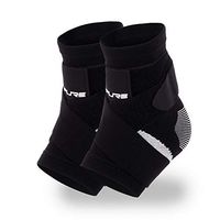 Pure Athlete Ultimate Ankle Support Brace – Compression Sleeve with Adjustable Straps for Extra Support – Running, Basketball, Soccer (Black - 2 Supports, Large)