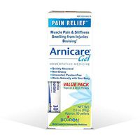 Boiron Arnicare Value Pack 2.6 Ounce (Pack of 1) Gel + 80 Pellet Tube Homeopathic Medicine for Pain Relief