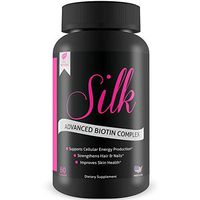 Silk Advanced Biotin Complex- Promotes Stronger, Longer, Hair-Healthier Skin- Ultimate Nail Strength