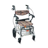 Walkers for Seniors with Seat Roller Walker for The Elderly - Aluminum Folding Walker, Height Adjustable Mobility Walking Aid Rolling Walkers
