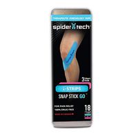 Spidertech Universal i-Strips 18 Pack (Black, Blue, Pink in Tin Pack) Multicolor Kinesiology Tape