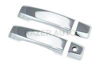 Razer Auto CHROME DOOR HANDLE COVERS 2D W/O PASSENGER KEYHOLE for 2004-2013 NISSAN TITAN / 2004-2013 NISSAN ARMADA